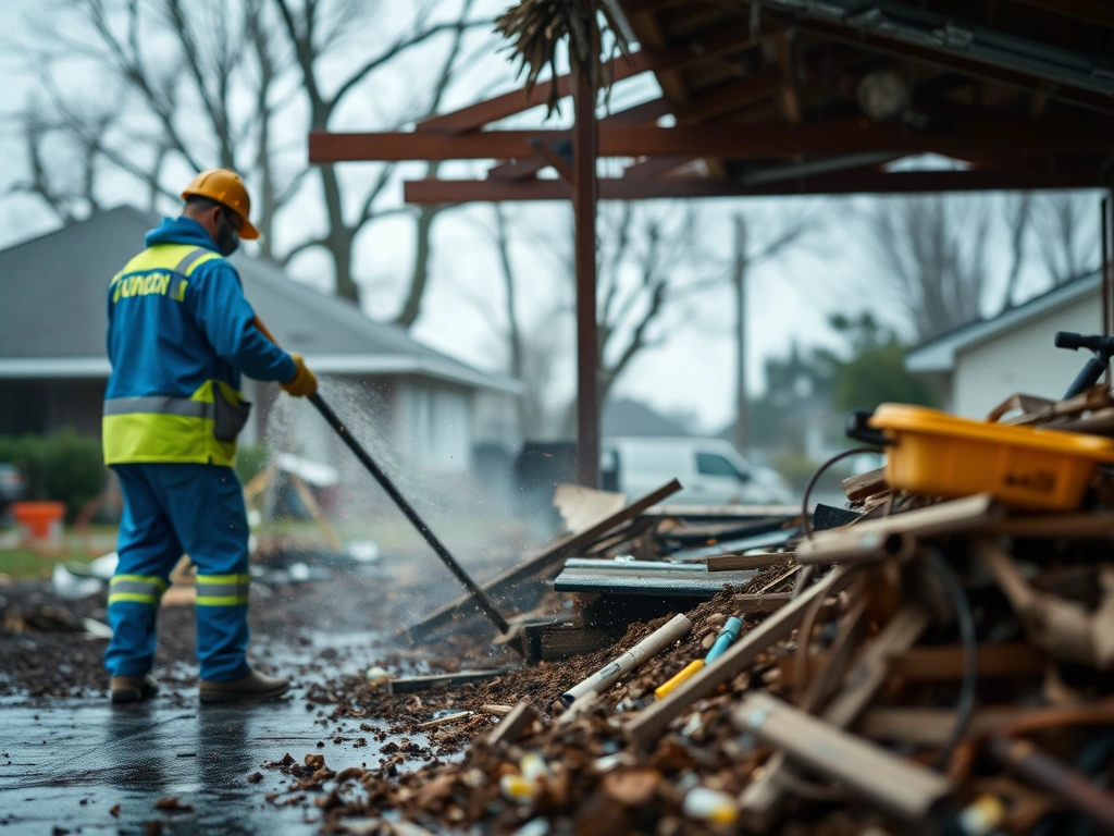 Storm and Natural Disaster Damage Cleanup