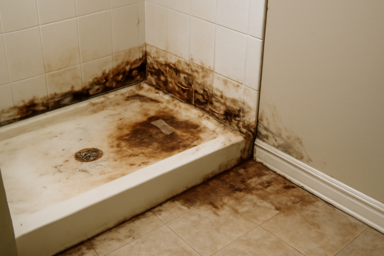 Shower Pan Leak Water Removal
